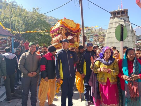 उत्तराखंड समाचार : आदि गुरु शंकराचार्य की गद्दी श्री नृसिंह मंदिर पहुंची