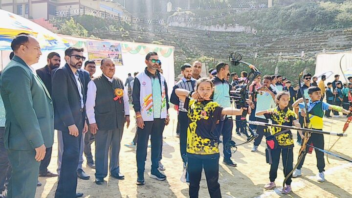 State level archery competition in Pauri