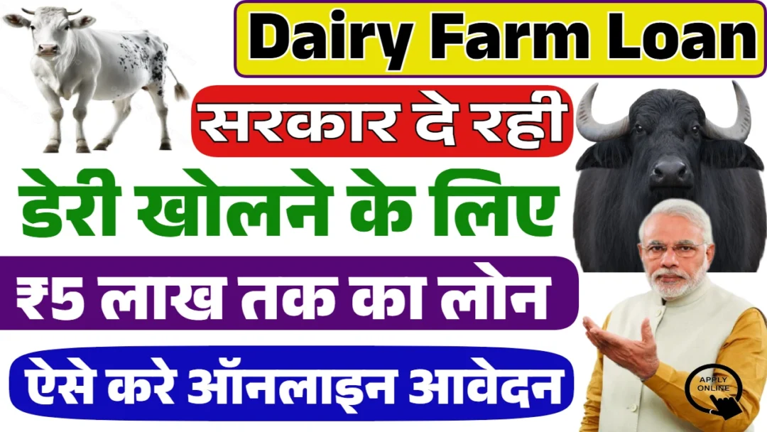 Dairy Farm Business Loan 2025: डेयरी फॉर्म बिज़नेस लोन के आवेदन फॉर्म भरना शुरू, ऐसे करें आवेदन 1 Dairy Farm Business Loan 2025: डेयरी फॉर्म बिज़नेस लोन के आवेदन फॉर्म भरना शुरू, ऐसे करें आवेदन