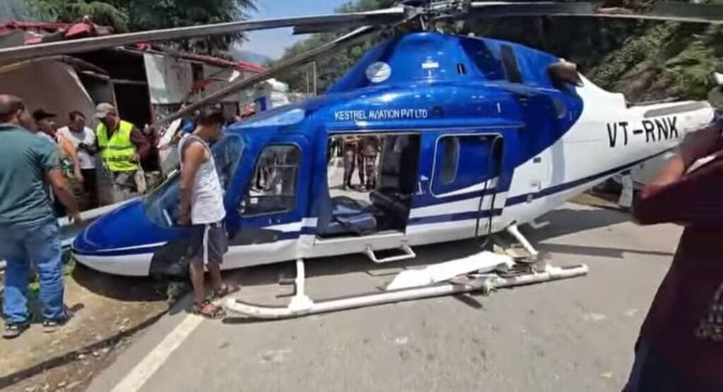 केदारनाथ हेली सेवा में बड़ा हादसा टला,