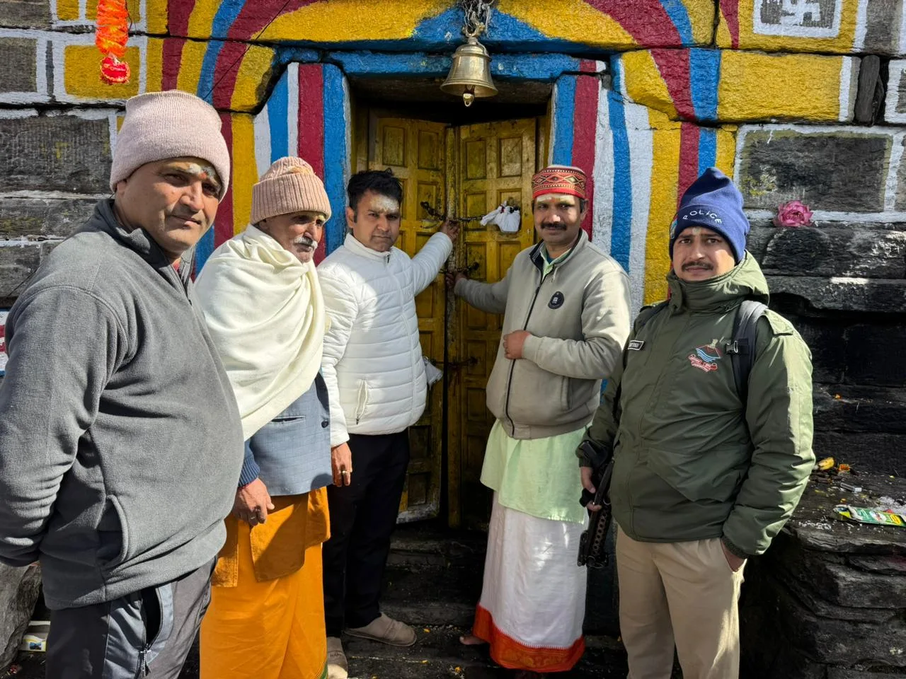 तृतीय केदार श्री तुंगनाथ मंदिर के कपाट विधिविधानपूर्वक शीतकाल हेतु बंद