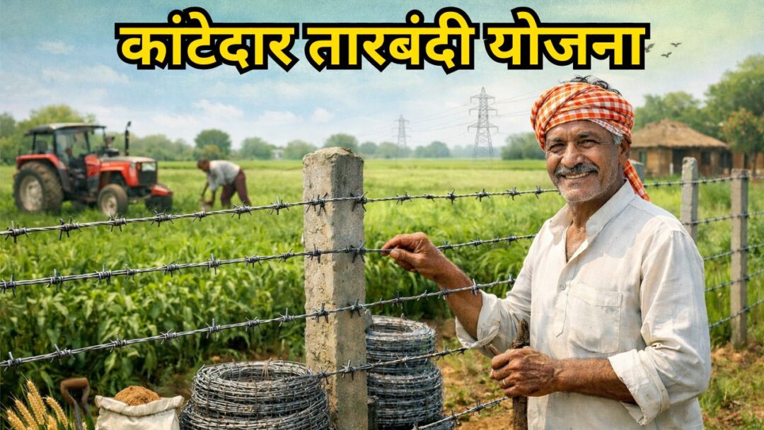 Kantedar Tarbandi Yojana 2026: क्या है कांटेदार तारबंदी योजना? जानें पात्रता, लाभ और आवेदन प्रक्रिया 1 Kantedar Tarbandi Yojana 2025: क्या है कांटेदार तारबंदी योजना? जानें पात्रता, लाभ और आवेदन प्रक्रिया