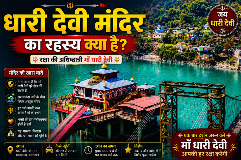 धारी देवी मंदिर का रहस्य क्या है? जानिए पूरी कहानी (Dhari Devi Temple Mystery Explained)