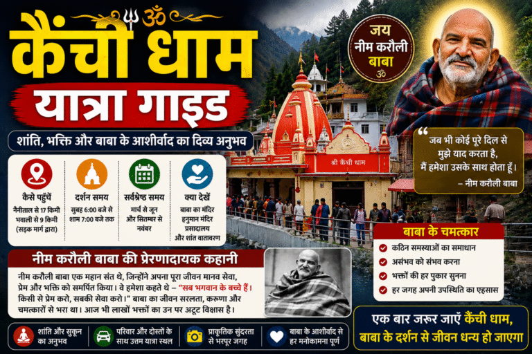 कैंची धाम यात्रा गाइड और नीम करौली बाबा की कहानी (Kainchi Dham Travel Guide and Neem Karoli Baba Story)