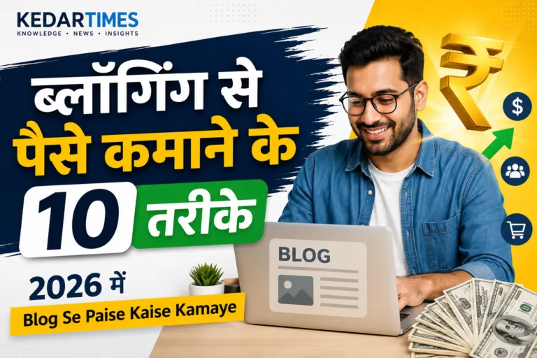 ब्लॉगिंग से पैसे कमाने के 10 तरीके: 2026 में Blog Se Paise Kaise Kamaye