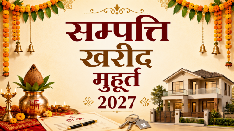 Property Purchase Muhurat 2027: भूमि, प्लॉट, मकान और फ्लैट खरीदने का शुभ समय